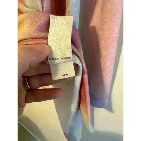 Soft Surroundings Bermuda Bay Tunic Multi Pastel Tie Dye Size S - Picture 7 of 7